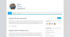Desktop Screenshot of likemagicappears.com